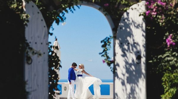 Незабываемое венчание на Санторини